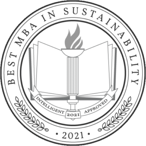Best MBA in Sustainability seal